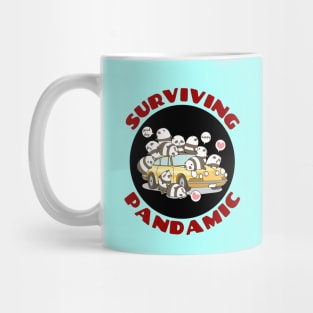 Surviving Pandamic | Panda Pun Mug